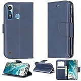 jioeuinly Case for Mobicel R9 Pro Case Compatible with Mobicel R9 Pro Phone Case Cover Flip Stand Cover PU Leather YZW Wallet Case Red