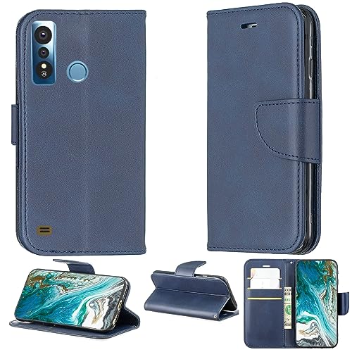 jioeuinly Case for Mobicel R9 Pro Case Compatible with Mobicel R9 Pro Phone Case Cover Flip Stand Cover PU Leather YZW Wallet Case Red