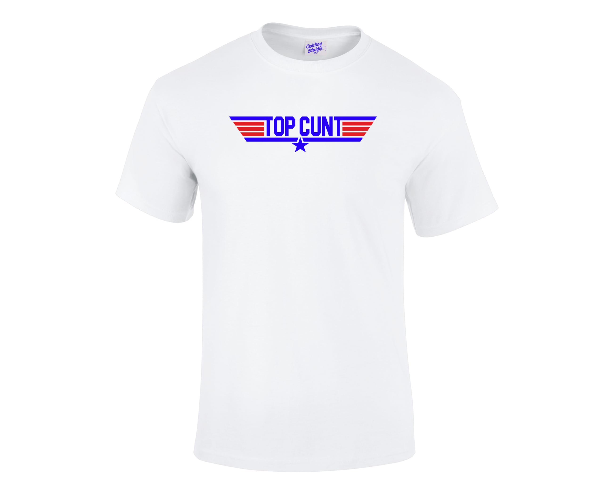 RADIANCE Top Cnt Rude Movie Nerd Gamer Joke Unisex Printed T-Shirt Stag Do Funny. White