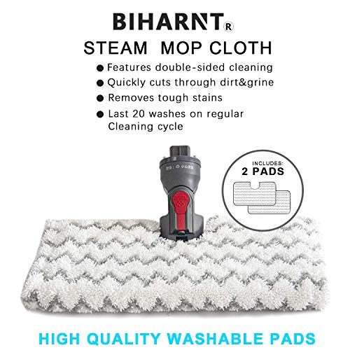 Biharnt 2 Pack Replacement Steaming Mop Pads For Shark Steam Pocket Mop S3500 Series S3501 S3601 S3550 S3801 S3901 Se450 S3601D S3901D #TOP1