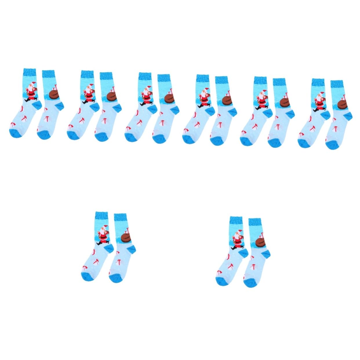 OUNONA 8paare Weihnachtliche Socken Mittelhohe Cartoon Design Socken Für Winter Als Für Und