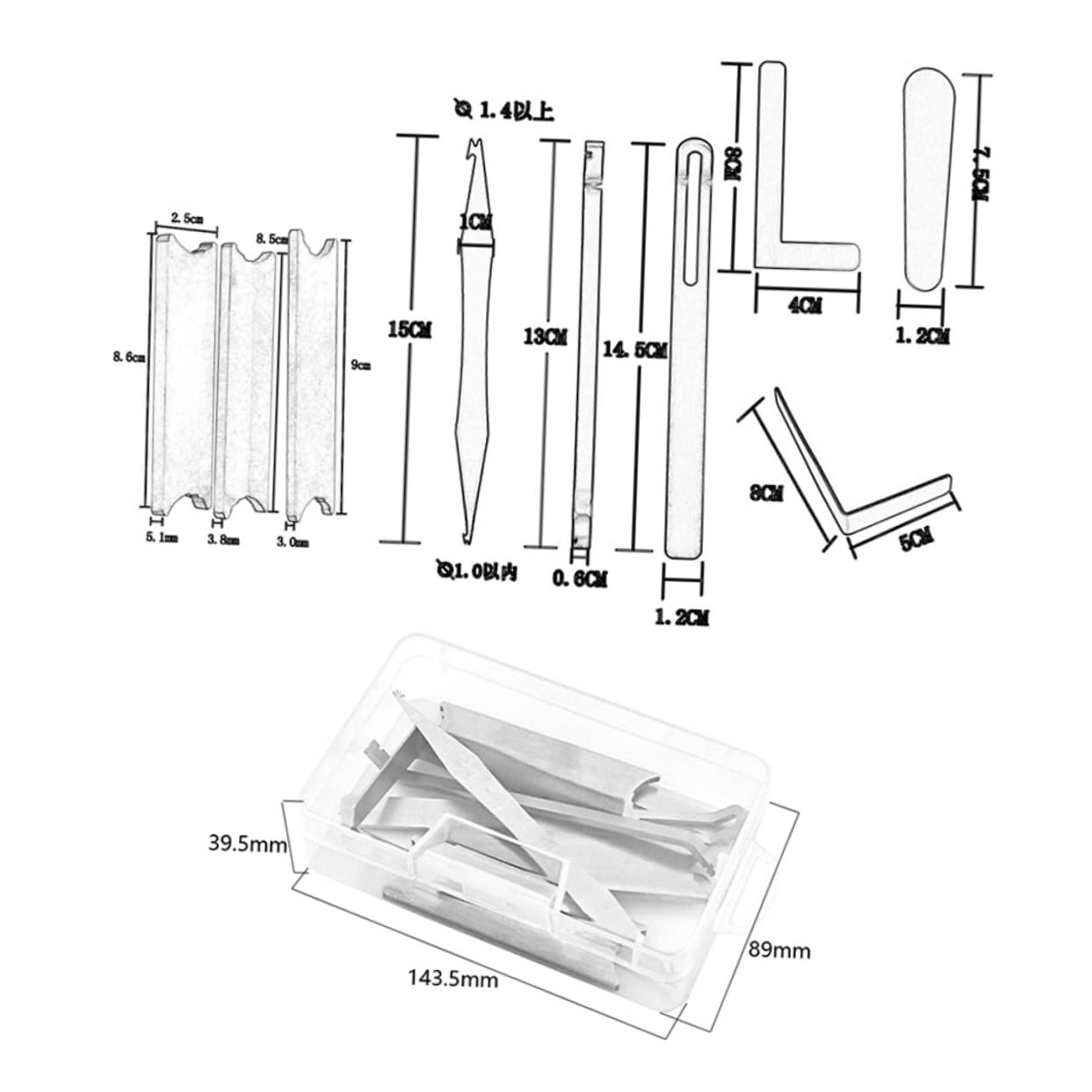 Kit di Riparazione per Clarinetto Cc17 in Metallo Argento | Strumenti Fiato, Impugnatura Antiscivolo Leggera, Regolazione Giunto e Finitura Resistente All'usura