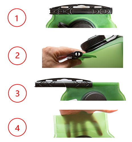 Wacool 3L 3Liter 100Oz Bpa Free Eva Hydration Pack Bladder, Leak-Proof Water Reservoir (Green(Double Opening)) #TOP5