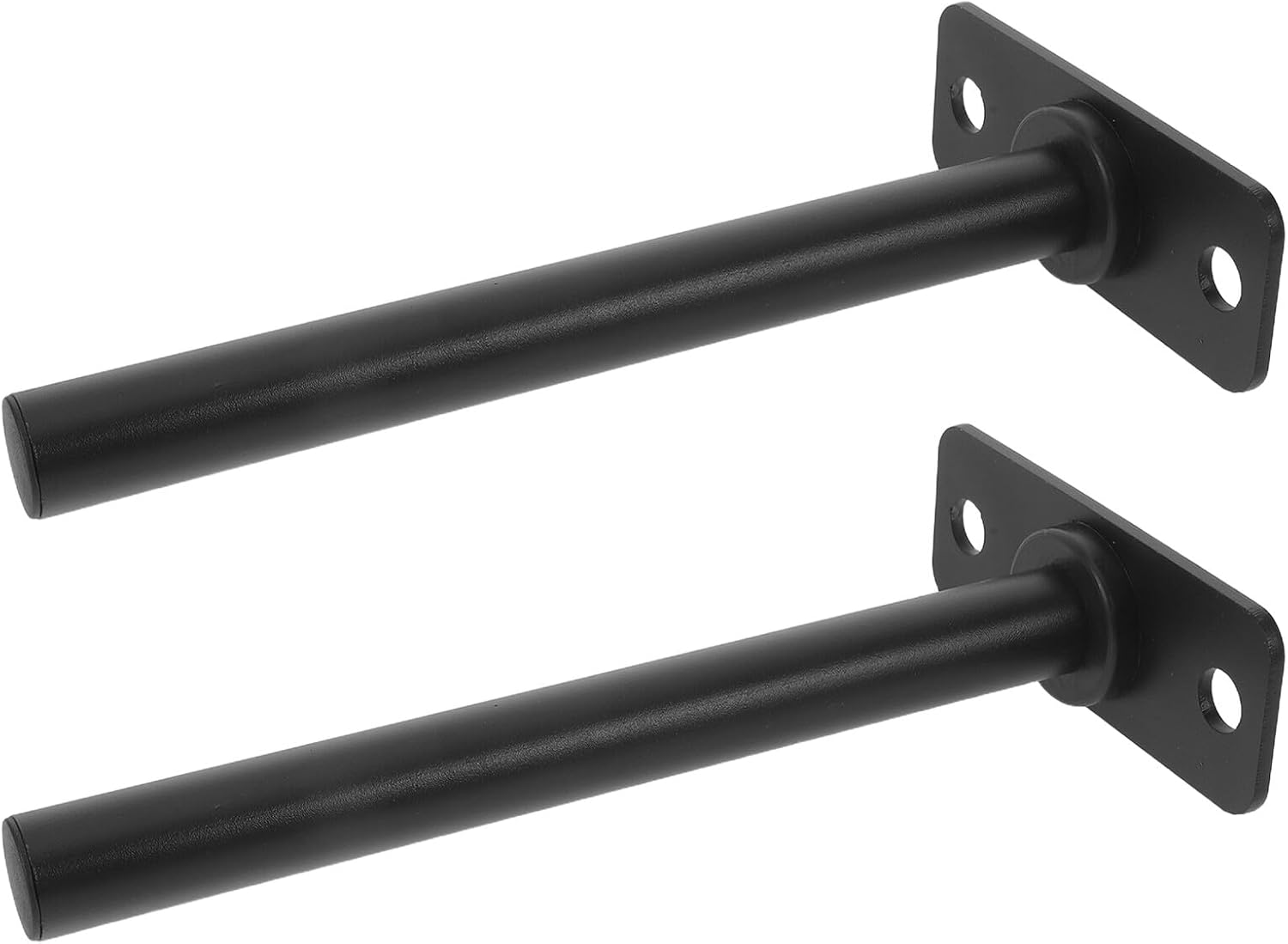 HEMOTON 2pcs Wall-mounted Weight Plate Holder Carbon Steel Barbell Plate Storage Rack Gym Equipment Organizer for Home Gym Strength Training