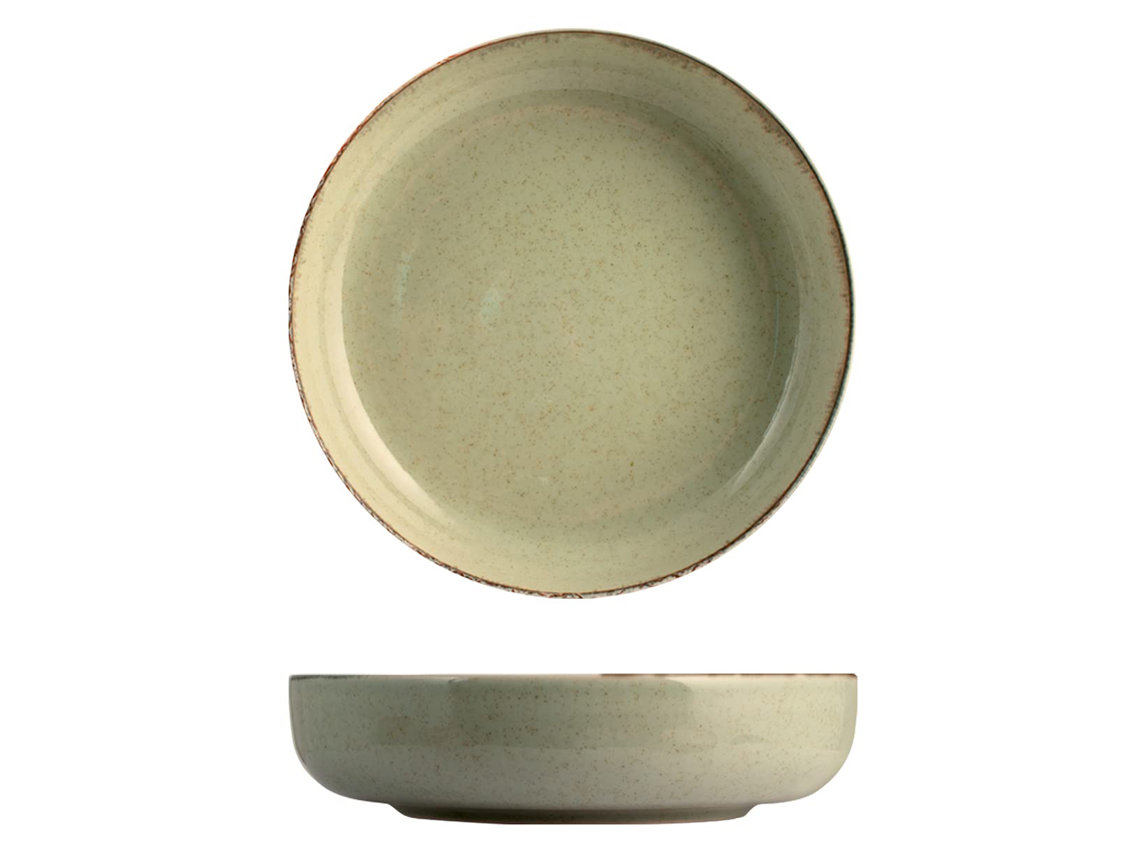 H&h Pearl Lot de 4 assiettes creuses en porcelaine assorties 19 cm