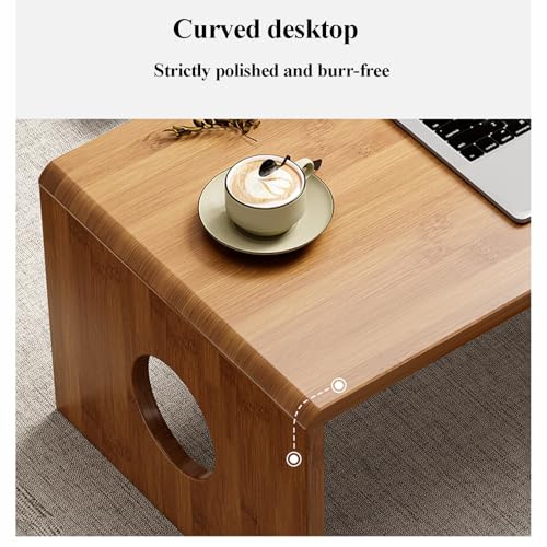 Table basse pliable en bambou compacte pour petits espaces lot de 3 - 5