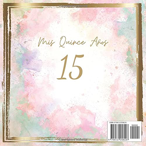 Miniatura 2 de Quinceanera Guest Book Mis Quince Años (15 Year Old Birthday) Party Keepsake for Guest Messages and Polaroids