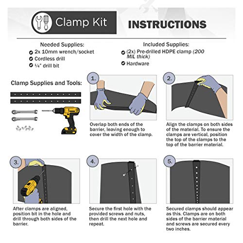 Grass Barrier - Connecting Kit - for Use on 10