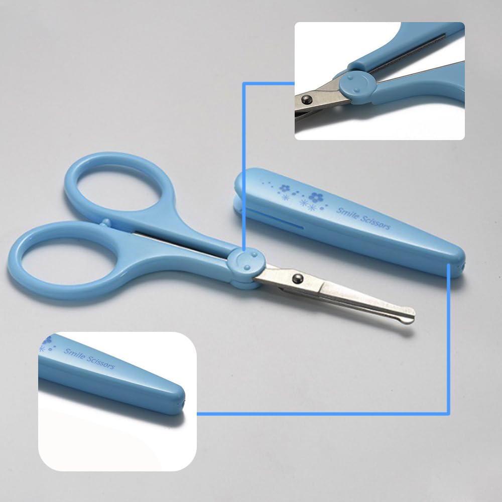 High Precision Detail Scissors Small Scissors Precision Scissors with Protective Cover for Office School Student Home General Use Sewing Fabric Craft Supplies - Image 3