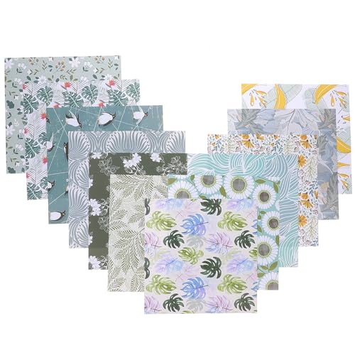 HANABASS �J���t����DIY�y�[�p�[ �܂莆 �؂蔲�����ޗ� �� �����f�� �y�� �R���p�N�g���[�֗� �z�[���f�R���[�V��������苳���ɍœK �A�\�[�g�J���[���p�r�g�p�\ 24Sheets