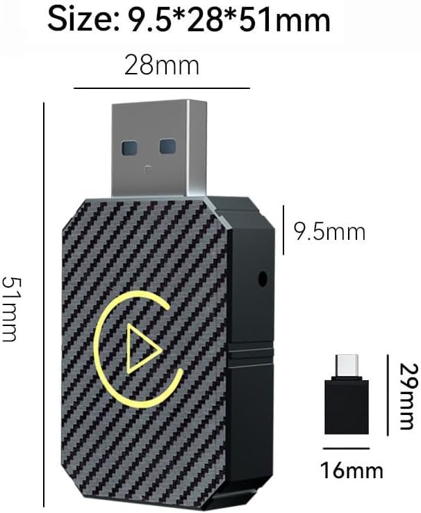 Draadloze Carplay-Adapter voor Peugeot Expert 2016 2017 2018 2019 2020