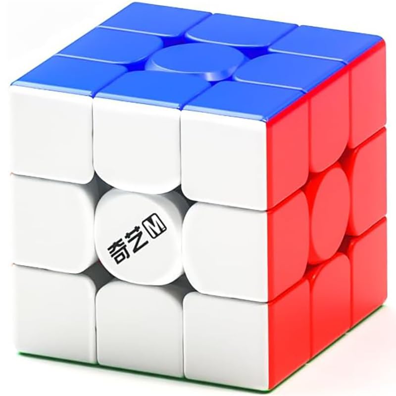 Image of HAWKISTER Qiyi M Pro 3X3 Magnetic Speed Cube, Qy 3X3X3 Professional Stickerless Magic Cube Puzzle, 2024 Edition, For Kid