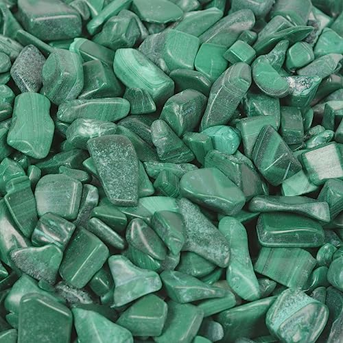 Image of 100 grams Small Tumbled Chips Polished Crushed Stone Crystal Healing Embellishments