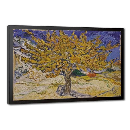 Toile The Mulberry Tree Van Gogh 20x30 cm pour décoration de salon