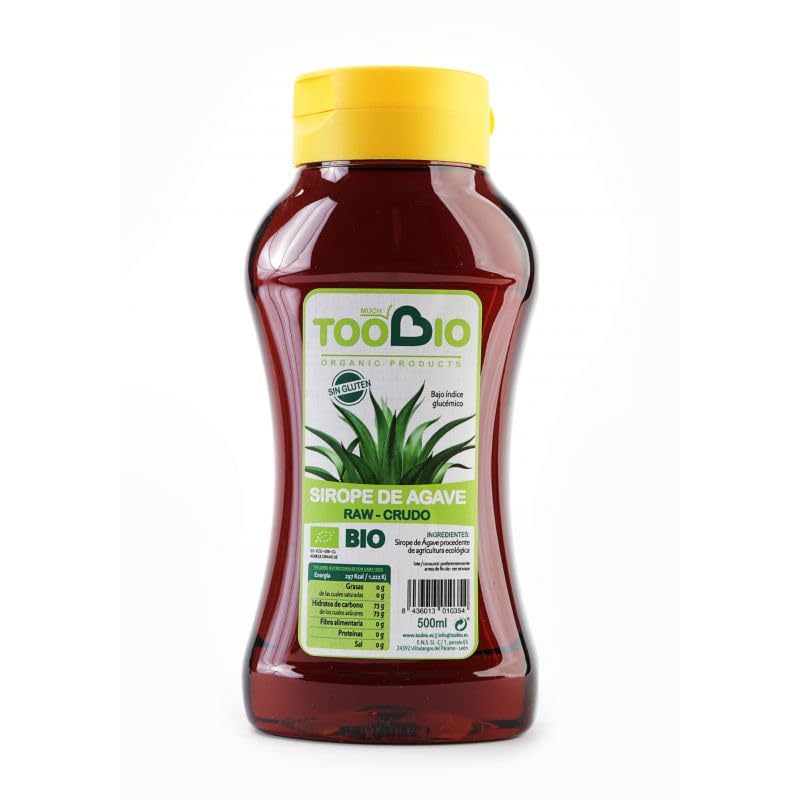 SIROPE AGAVE CRUDO BIO 500ML TOO BIO