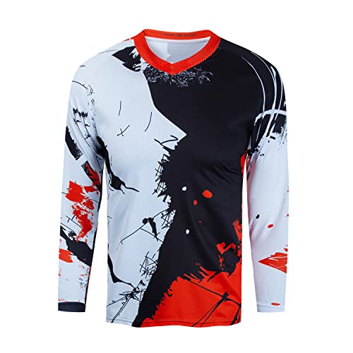 Maillot de cyclisme à manches longues homme idéal pour vos sorties VTT