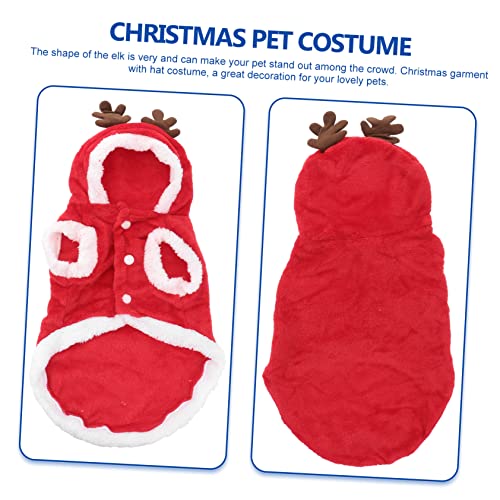 Disfraz de perro navideño con bufanda roja talla XXL miniatura 2