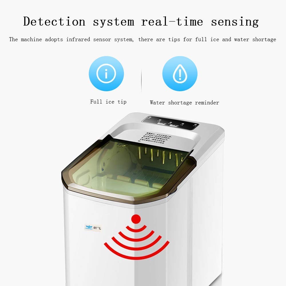 Teesa Easy Ice ijsblokjesmachine met 2 formaten ijsblokjes en automatische reiniging