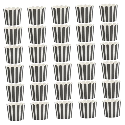 Mikikit 50 piezas Unidades Capacillos Cupcakes Resistentes al Calor para Hornear Muffins y Pasteles Liners Desechables para Repostería para Fiestas y Uso Doméstico