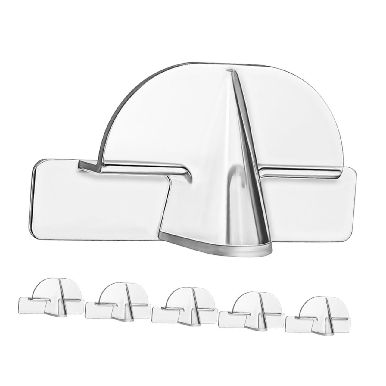 PRETYZOOM 6Pcs Eyeglasses Organizer Wall Mounted Adhesive Hanging Sunglasses Holder for Home Bedroom Living Room Office Space Saving Eyewear Display Rack