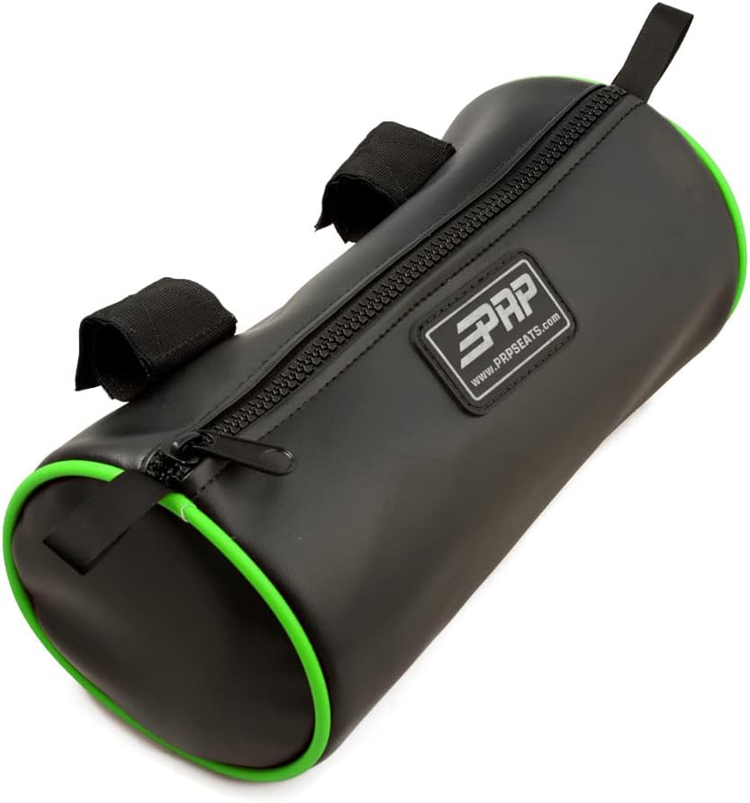 PRP Seats UTV Buggy Storage Bag - Roll Cage Bar Organizer for Phones, Tools, Accessories - Water Resistant, Puncture Proof (Black Trim)