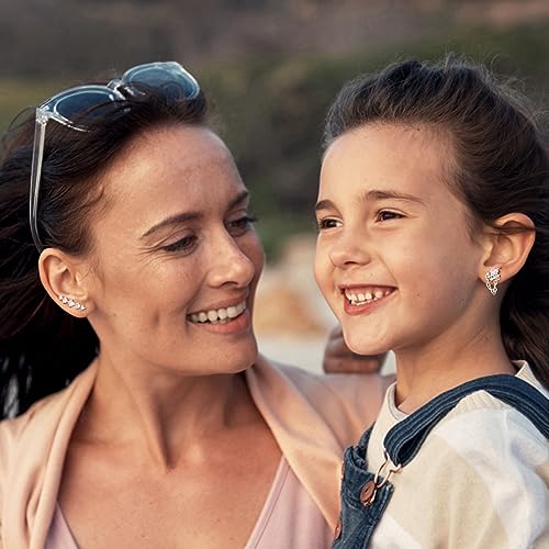 YADOCA Hypoallergenic Conch Piercing Jewelry 16G Helix Tragus Daith Piercing Jewelry Conch Earring Cartilage Earrings for Women Men CZ Stud Hoop Earring 316L Stainless Steel 26 Pcs 5