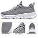 YRLTYO Mens Running Walking Tennis Shoes Athletic Breathable Non Slip Casual Fashion Sneakers Workout Slip On Sports Gym Shoes Grey Size 9.5