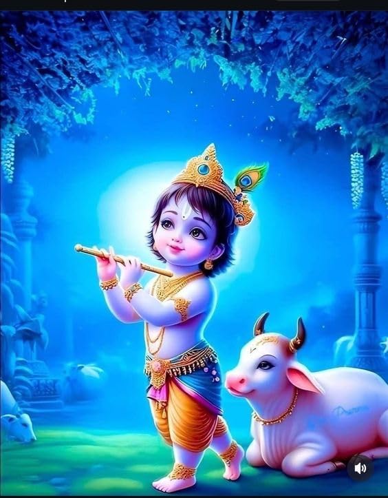 TREXEE Bal Krishna DIY 5D Diamond Paint by Numbers Kit for Adults and Kids Beginners Canvas Painting Diamond Painting Kit on Canvas DIY Painting PNB Religious Painting Kit Wall Decor Paint Modern Home Decor (30X40 CM)(Unframed)-image-6
