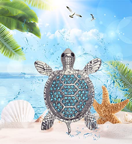 Imán decorativo de tortuga marina azul Aqua 79 miniatura 2