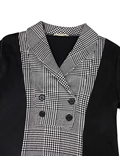 Bebonnie Womens Long Sleeve Casual V Neck Sweatshirts Pullover Tunic Tops with Buttons4