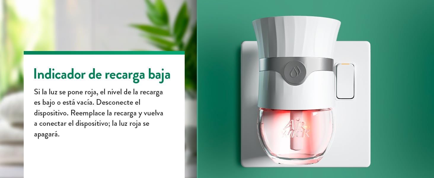 Air Wick Pack de 3 Recambios para Ambientador Eléctrico con aroma a Lavanda, infusionado con 2 veces más aceites esenciales