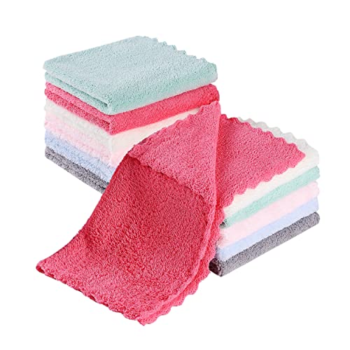 Image of Slick- Baby Washcloths, 10"X10", 12 Pack, Baby Washcloths for Newborn, Wash Clothes for Baby, Kids Washcloths, Soft Washcloths, Toddler Washcloths for Bath, Baby Rags, Facial Washcloth, Face Rags