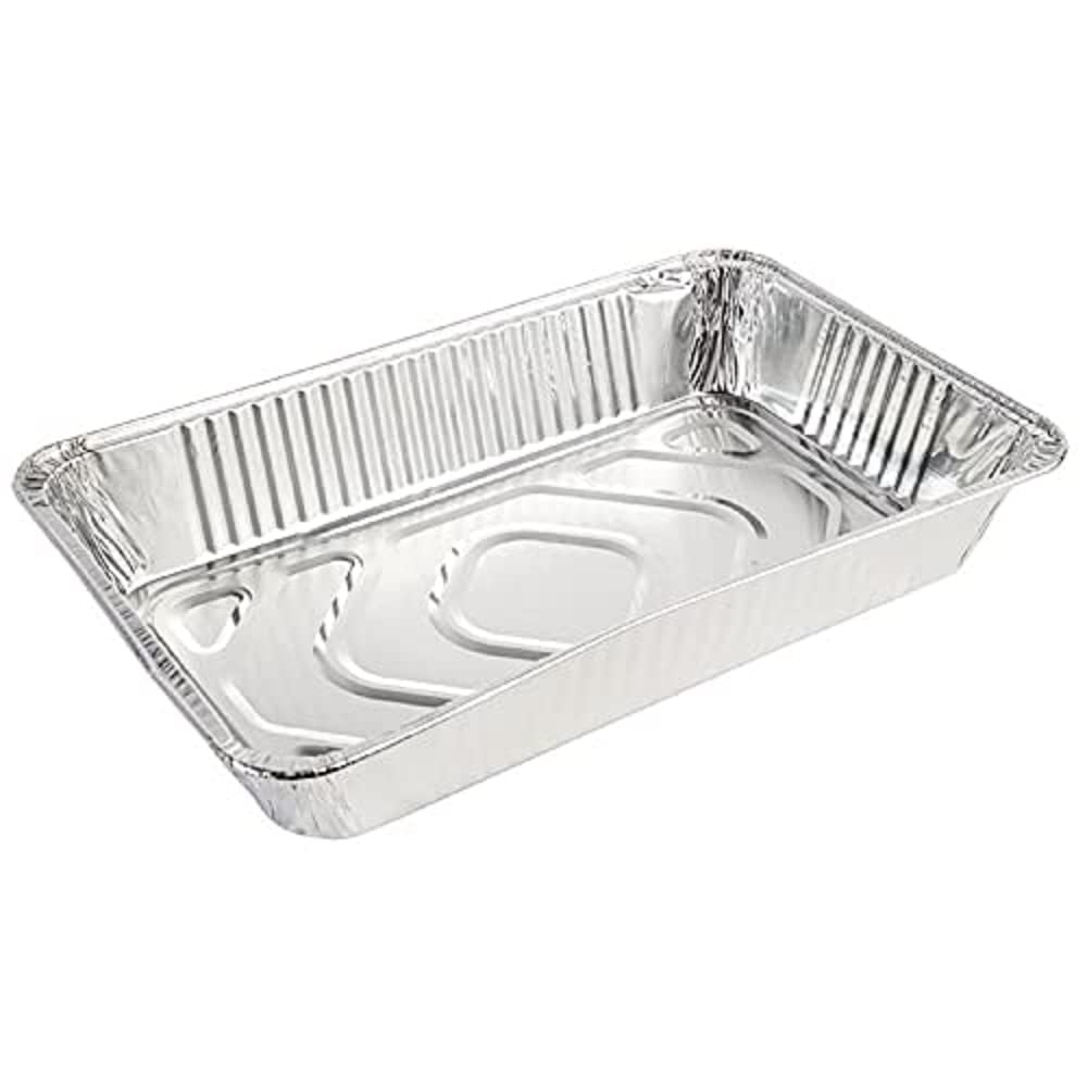 Fiesta Recyclable Foil Food Disposable Containers (5 Pack) - Takeaway, Meal Prep Containers Trays CP512