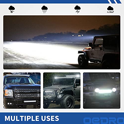 Image of OEDRO 42 Inch 1128W LED Light Bar 78960LM Quad-Rows Spot Flood Combo Work Lights + Wiring Harness IP68 Grade Off Road Light 12V 24V Fit for Pickup Jeep SUV 4WD 4X4 ATV UTE Truck Tractor