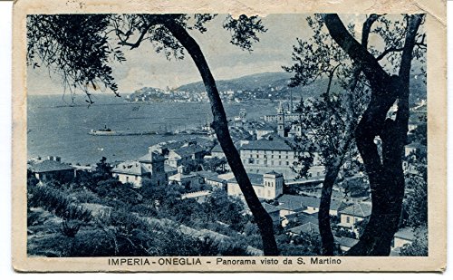1931 Imperia Oneglia Panorama da S.Martino Guller Reggio Calabria FP B/N VG Cartolina Postale