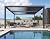 PURPLE LEAF Louvered Pergola 94AS 11' x 14' Outdoor Aluminum Pergola with Adjustable Roof for Deck Backyard Garden Grey Hardtop Gazebo