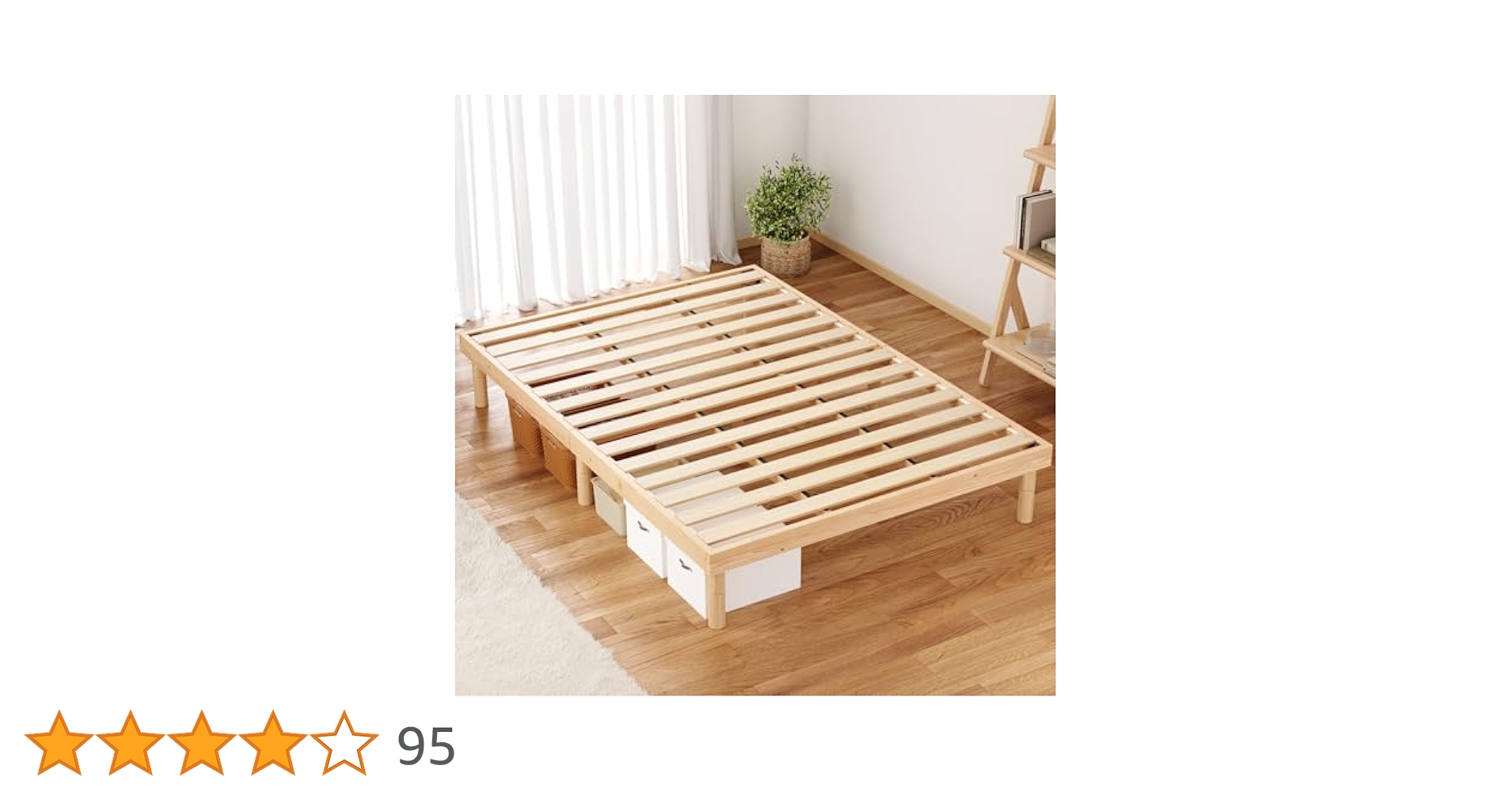 SuperKois ベッド ベッドフレーム セミダブル すのこ 耐荷重200kg Amazon｜[SuperKois] ベッド ベッドフレーム セミダブル 宮棚 2
