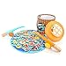 TOP BRIGHT Fishing Game Magnetic Toddler Toys for 2 3 4 Year Olds Girl Boy Gifts - Montessori Toys for Toddlers Preschool Educational Learning Alphabet Counting, Easy Storage & Portable Wooden Toy