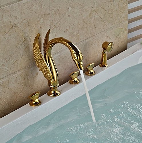 Mitigeur de baignoire style cygne Gowe pour un bain relaxant comme au spa
