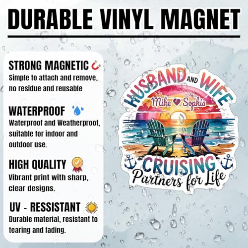 Imán Decorativo Personalizado para Puerta de Crucero miniatura 3