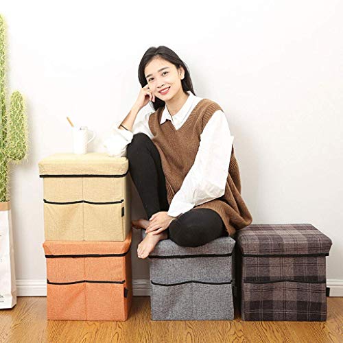 Repose-pieds confortable gris de qualité supérieure avec coffre de rangement