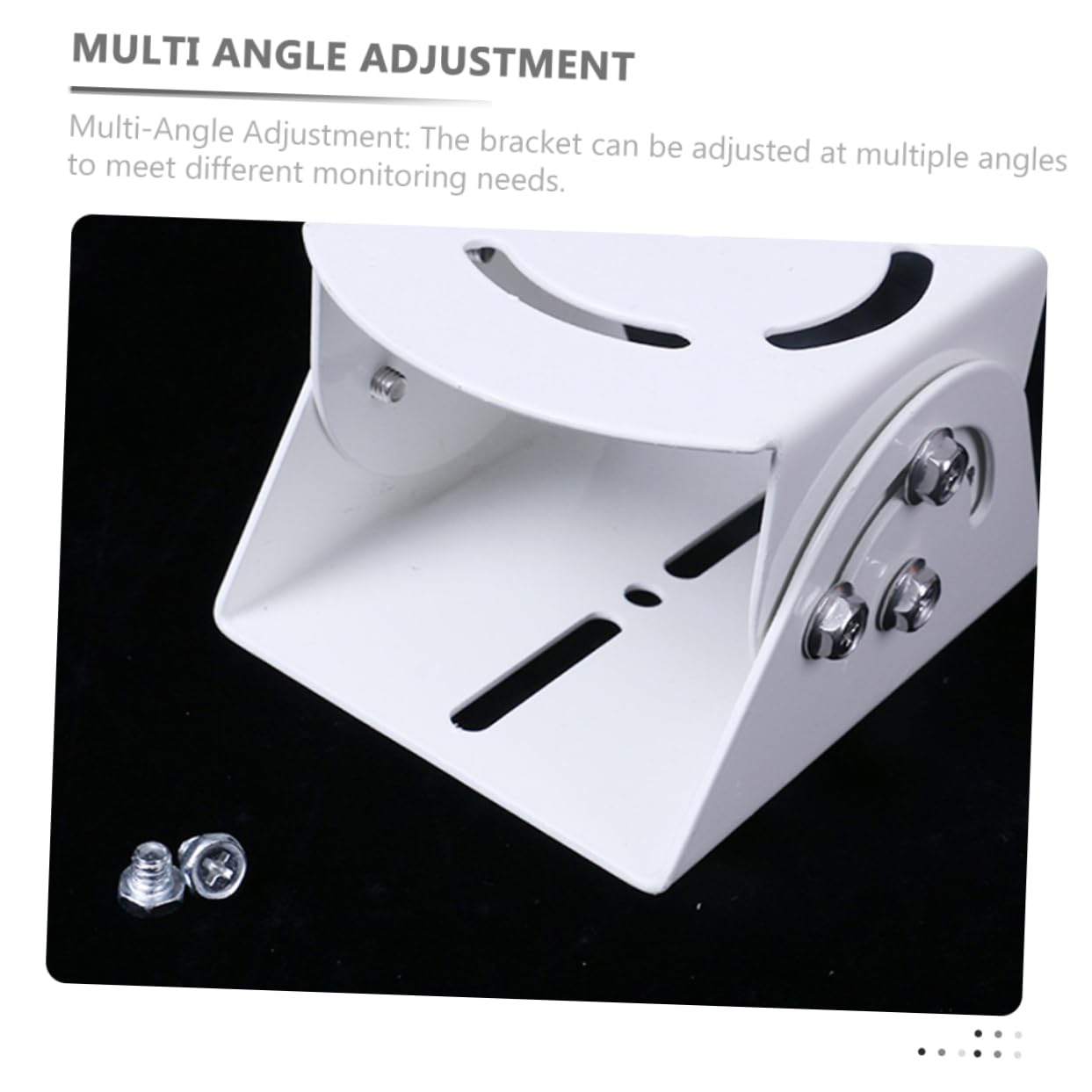 Soporte de Pared para Cámara Ip Blanco de Acero, 2 Piezas