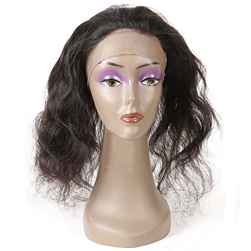 FeiBin Hair 4"x4" Brazilian Body Wave Lace Closure Bleached Knots Natural Color 100% Virgin Human Hair Closure Free Part Lace Closure (10 Inch)