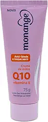 Monange Creme Para Mãos Anti-Idade Q10 E Vitamina E Com Ação Desodorante 75G