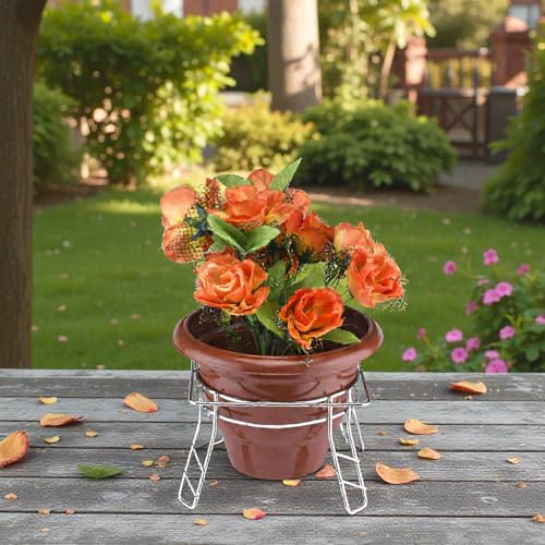 Image of FineArtsMatka Stand Y Fine Trivet Stand Stainless Steel Heat Resistant Trivet for Kitchen Multi-Purpose Heavy Duty Hot Pot & Pan Mat Hot Utensil Stand.