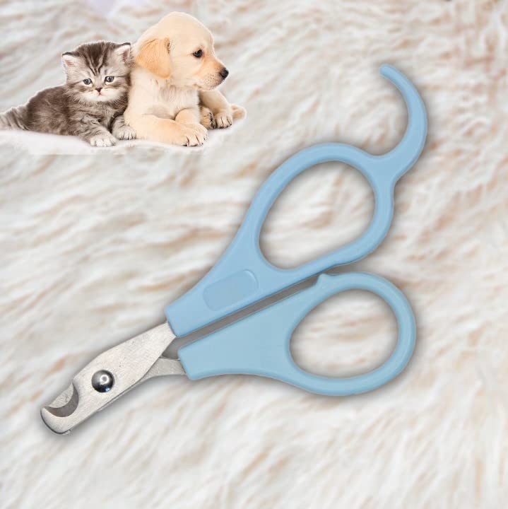 Prime Non-Slip Handle Animal Pet Dog Cat Nail Clippers Scissors/Claw Stainless Steel Grooming Nail Cutter Scissors Comfortable To Use For Small Pets Pack Of 1