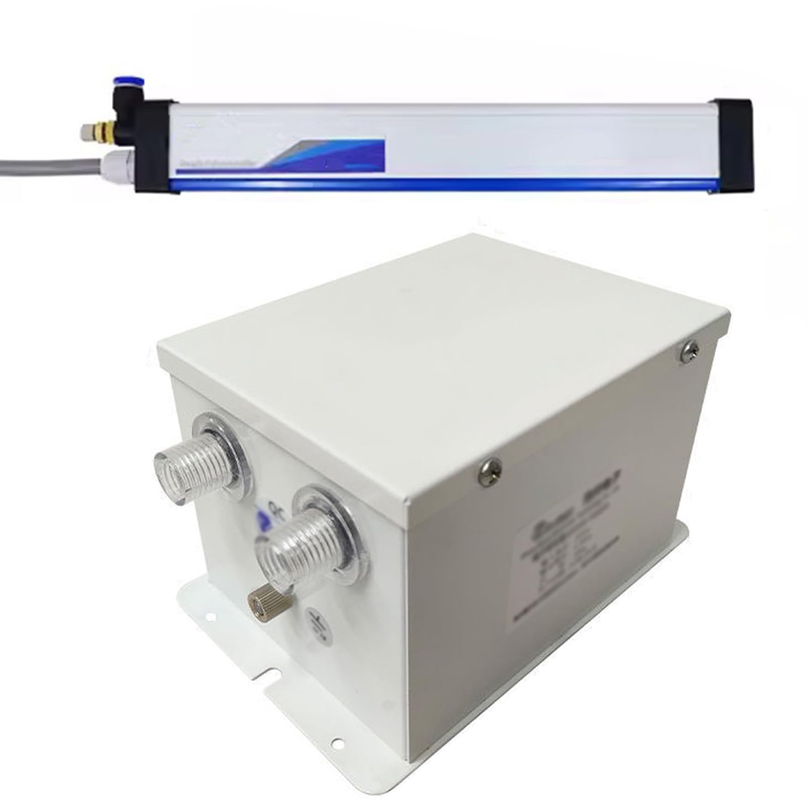 Barra de Aire Ionizante de Electricidad Estática con Generador de Alto Voltaje de 7 KV para Eliminación Estática Industrial, Conector De Presión De Aire De 0,8