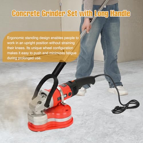 3800W 3-Head Concrete Grinder