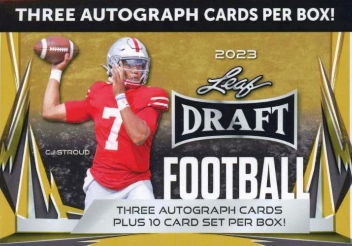 Amazon.com: 2023 Leaf Draft Football EXCLUSIVE GOLD Factory Sealed