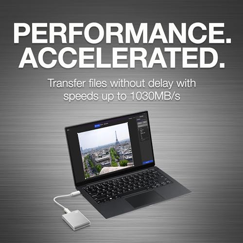 Image of Seagate One Touch 2TB External SSD up to 1030 Mb /s, for Windows and Mac, with Android App, 3 yr Data Recovery Services, Portable SSD Silver, 6 Month Mylio Create (STKG2000401)